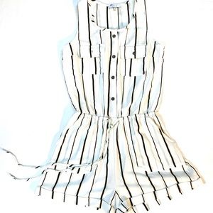 Iris Stripped Romper | Short Jumpsuit